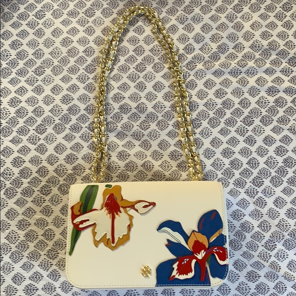 NWT Tory Burch Emerson (Saffiano WHT Leather)